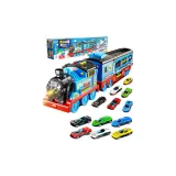 Экстра-большой Rail Transformation Встроенная память - Запуск Хвост платья с 6 Сплавными Автомобилями + Подарочная коробка