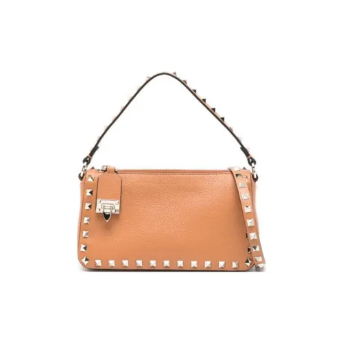 Valentino Телячья кожа Сумка Маленькая Женская Апельсин