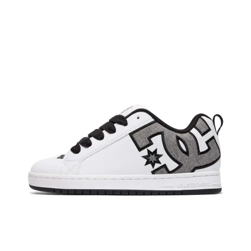 DC Shoes Low Top Скейтборд Кроссовки Мужские Белые Серые