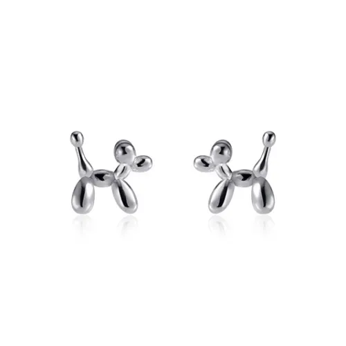 Серьги-гвоздики из серебра S925 женские