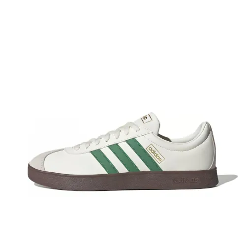 Adidas VL Court 2,0 Low Топ Скейтборд Кроссовки Унисекс Белый Зеленый