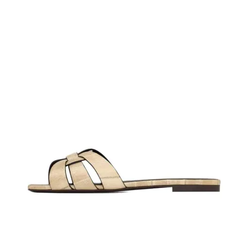 SAINT LAURENT Слипоны Женские Айвори