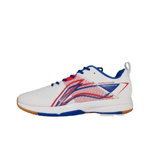 Подкладка Resistant Abrasion Resistant Низкий Топ Кроссовки для тренировок Мужские Белый Синий Красный