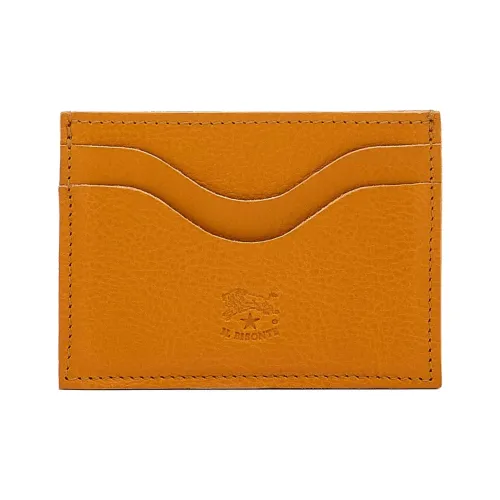 Il Bisonte кожаный держатель для карт женский медовый