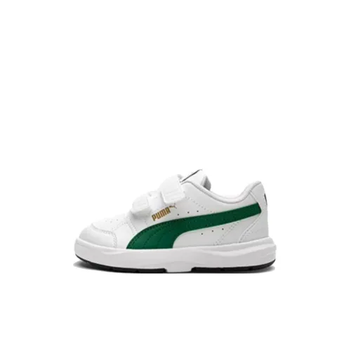 PUMA EVOLVE Детские Скейтбординги Низкий Топ Белый Зеленый Kids