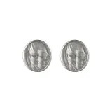 Серьги Bum Coin - Серебряные, одна пара