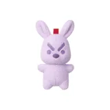 Борющийся плюшевый игрушечный кролик/орхидея