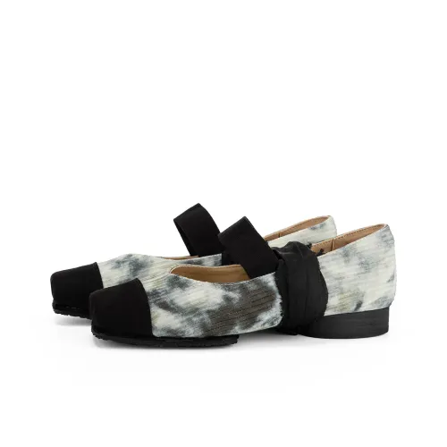 Bian Fumao Yosuga no Sora Series Туфли Мэри Джейн Серые Женские