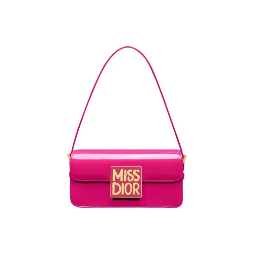 DIOR Miss Dior Телячья кожа Сумка через плечо Женская Фуксия
