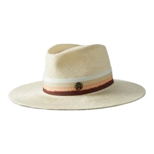 Maison Michel Солома Шапки и Кепки Женские Бежевые