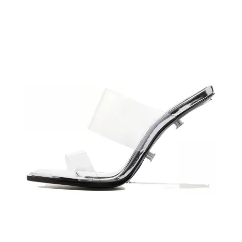 Alexander McQueen Shard Слипоны Женские Серебряные