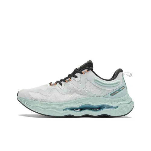 QIAODAN Износостойкий и Легкий Низкий Топ Повседневные Беговые Кроссовки Мужские Белые Зеленые