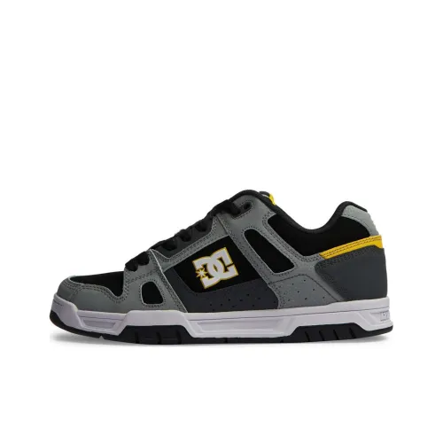 DC Shoes Скейтборд Кроссовки Низкие Серый Желтый Мужской