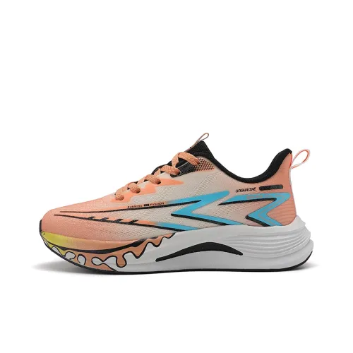 Lingwuzhe Амортизаторы Shock Slip-Resistant Низкие Кроссовки для Бега Мужские