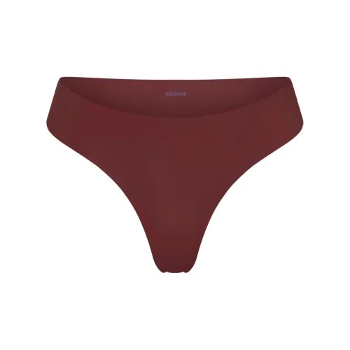 SKIMS NAKED DIPPED Стринг Трусы Женские 1 Пачка OXBLOOD Бычья кровь