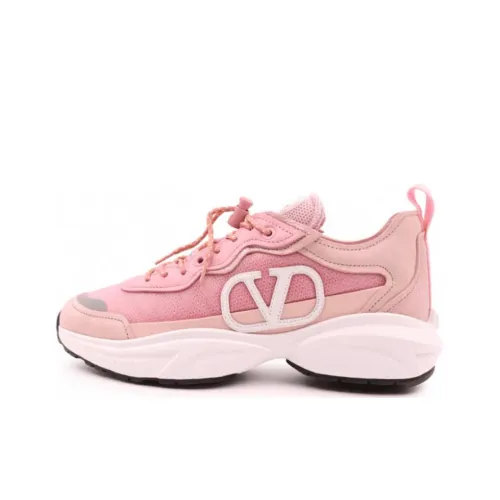 Valentino Vlogo Low Топ Повседневная обувь Женская Розовая