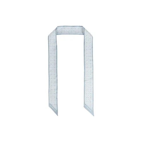 GIVENCHY Шелковые шарфы Женские Синий