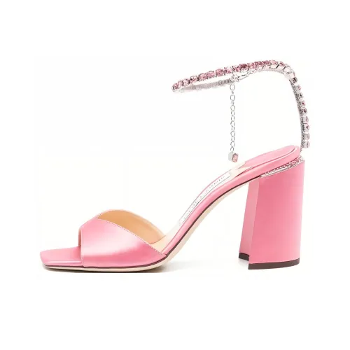 Jimmy Choo Saeda One Strap Sandals Women's Pink