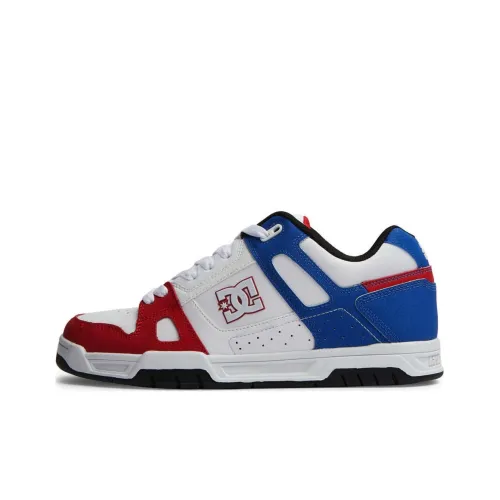 DC Shoes Low Top Скейтборд Кроссовки Мужские Белый Красный Синий