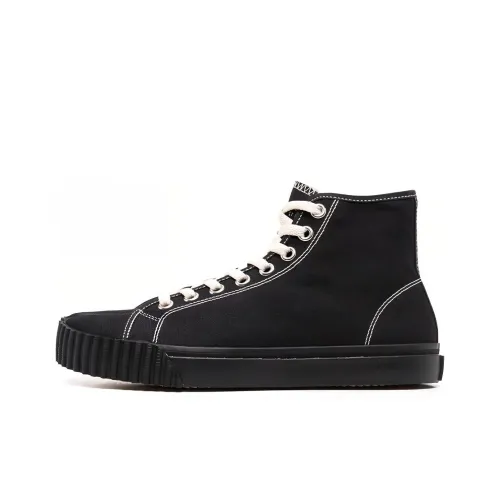 Maison Margiela Tabi High Топ Стильные Скейтбординги Женские Черный