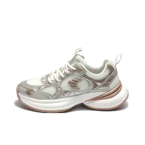 HAOWA Ретро Микрофибра Кожа Низкий Топ Кроссовки с Толстой Подошвой Женские