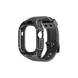 Чёрный Полоска с Чёрной пряжкой + Чёрный Чехол для лица