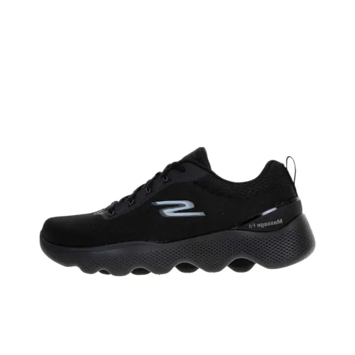 Skechers Go Walk Massage Fit Низкий Топ Беговые кроссовки Мужской Черный