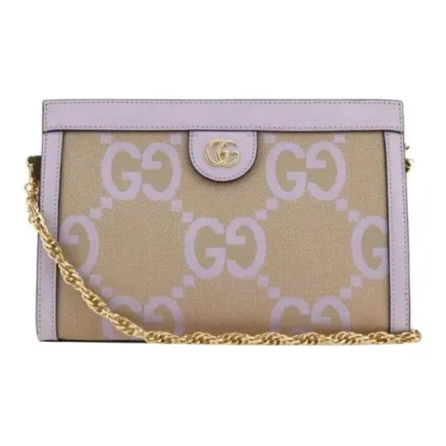 GUCCI Ophidia Холст и Кожаная Сумка через плечо Сумка на плечо Женская