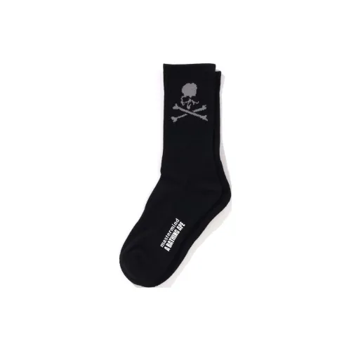 A BATHING APE mastermind JAPAN 1 упаковка черные мужские носки до икры MID