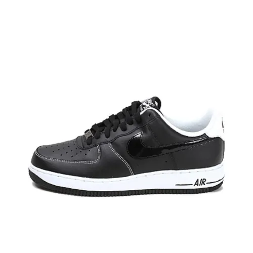 Nike Air Force 1 Премиум Slip-resistant Abrasion-resistant Low Top Скейтборд Кроссовки Мужские Черные