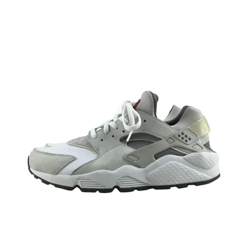 Nike Air Huarache Slip-resistant Abrasion-resistant Low Top Повседневная обувь Унисекс Серый Белый