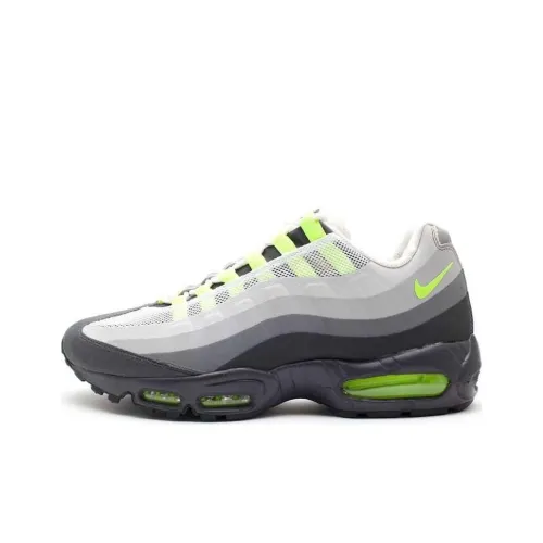 Nike Air Max 95 Low Топ Марафон Беговые кроссовки Унисекс Черный