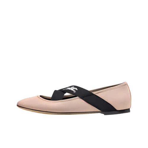 LONGCHAMP Энергия Планшет Туфли Мэри Джейн Женские Розовые