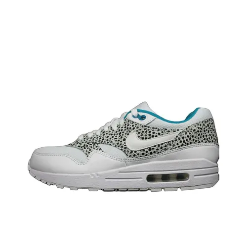 Nike Air Max 1 Low Топ Повседневные Беговые Кроссовки Унисекс Белый Синий