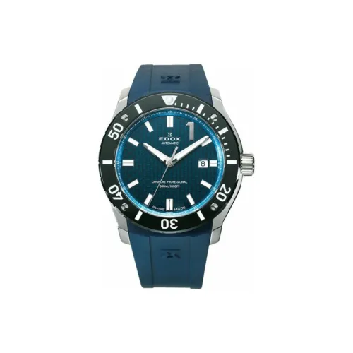 EDOX Автоматический Механический Movement Унисекс Часы 43 мм Синие