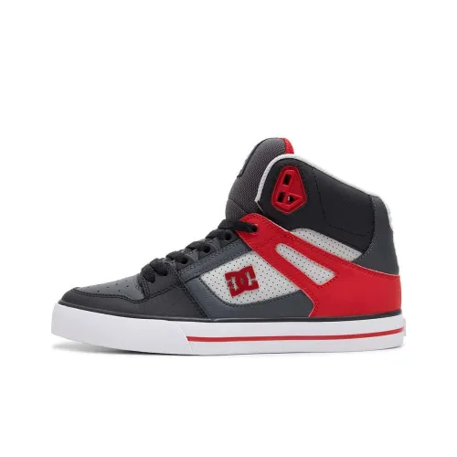 DC Shoes Скейтборд Кроссовки Высокие Серый Красный Мужские