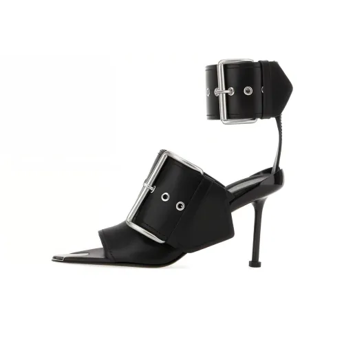 Alexander McQueen One Ремень Сандалии Женские Черные