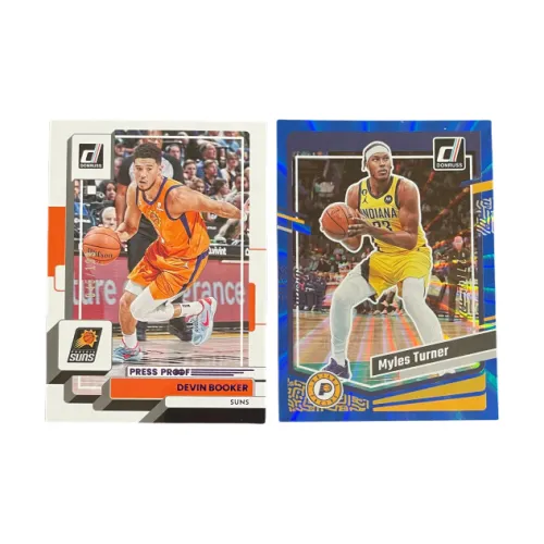 PANINI 2022 23 Durex Sun Devin Booker 2024 Pacers Turner 27 49 2 Игрок Карточки Включено Спортивные Карты 2 шт