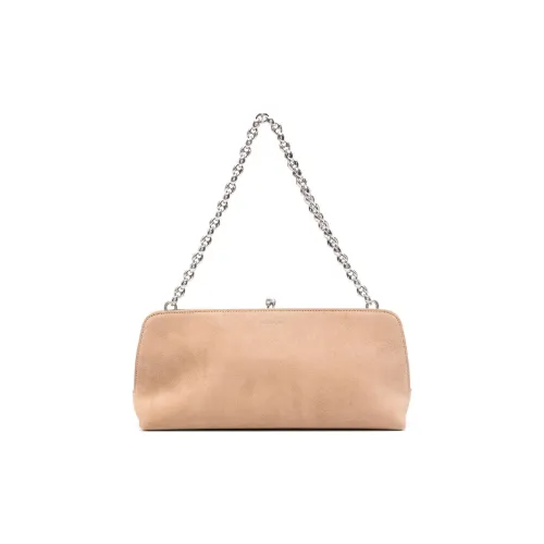 JIL SANDER Goji Телячья кожа с замшей Сумка через плечо Маленькая Женская Хаки