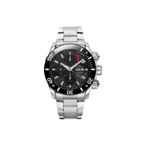 EDOX Chronoffshore 1 Collection Автоматический Механический Механизм Мужские Часы Часы 45 мм Черный Циферблат