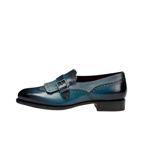 Santoni Лоферы Blue Men's