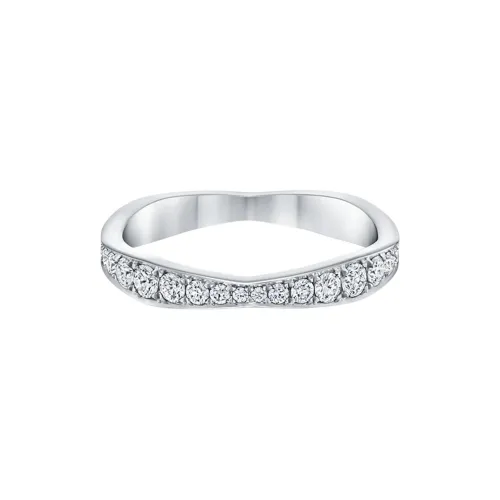 HARRY WINSTON Платина Бриллиантовые кольца Женское Серебро