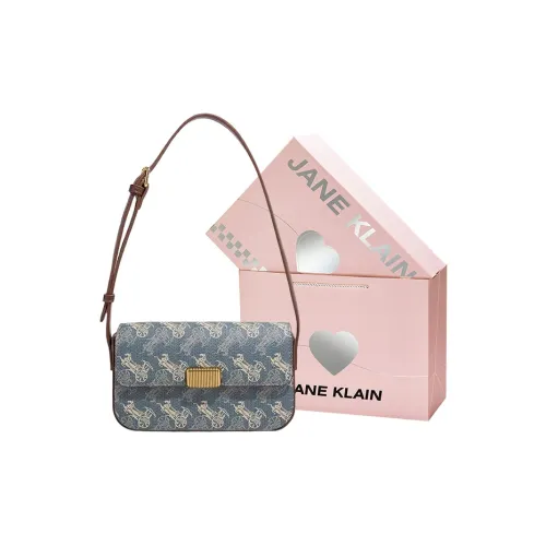 JANE KLAIN Сумка через плечо из синтетической кожи стандартная женская туманно-голубого цвета