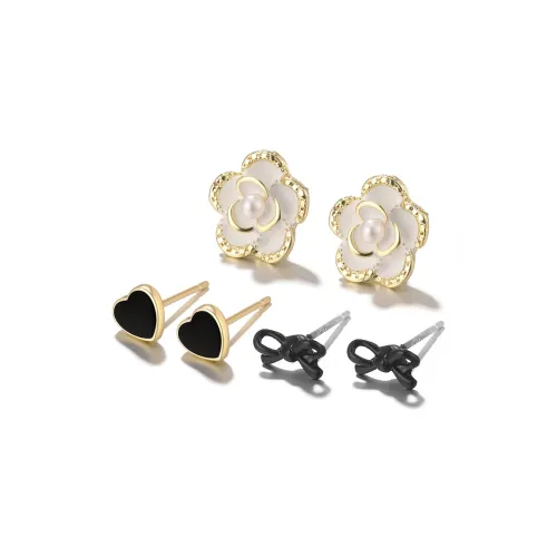 Clect Сплав Серьги-гвоздики Женские