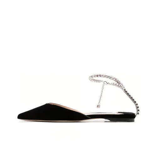 Jimmy Choo Saeda Женские повседневные туфли Женские Черный