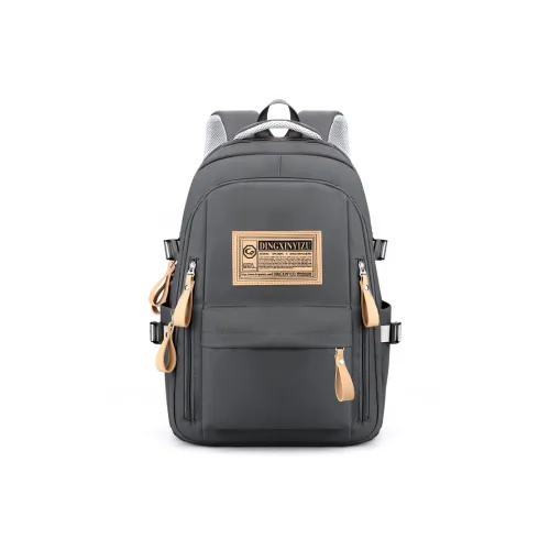 BAODIDAISHU ПУ (полиуретан) Рюкзак Ноутбук Сумка Рюкзак Стандартный Мужской Серый Белый Черный