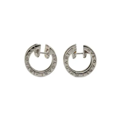 BVLGARI 18K Белое золото Серьги Женское серебро