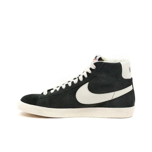Nike Blazer Mid Slip Resistant Abrasion Resistant MID Топ Скейтборд Кроссовки Мужские Темно-зеленый