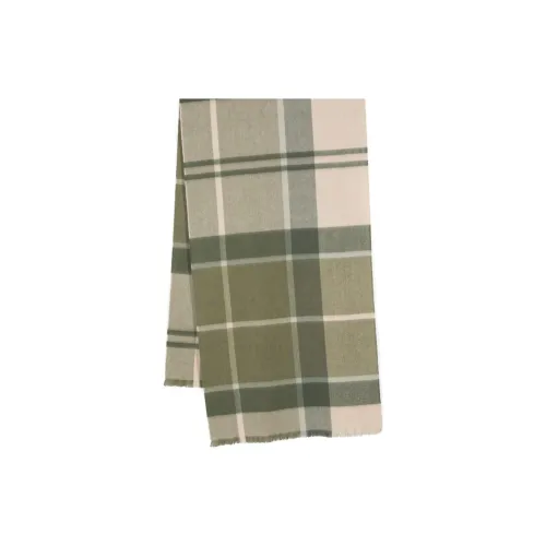 BARBOUR Шерпа Вязаные Шарфы Женские Зеленый