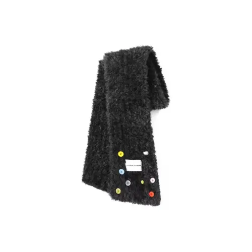 Alexia Sandra Полиэстер Трикотаж Шарфы Унисекс Черный